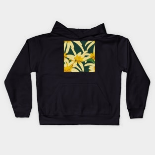 Beautiful Stylized Yellow Flowers, for all those who love nature #202 Kids Hoodie